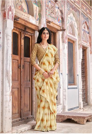 lt kashvi creation bahurani georgette exclusive print saree catalog