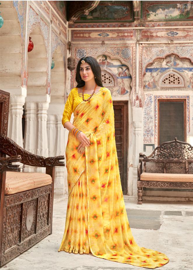 lt kashvi creation bahurani georgette exclusive print saree catalog