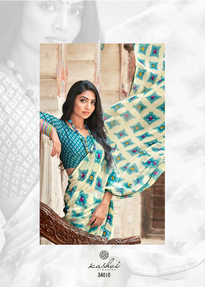 lt kashvi creation bahurani georgette exclusive print saree catalog