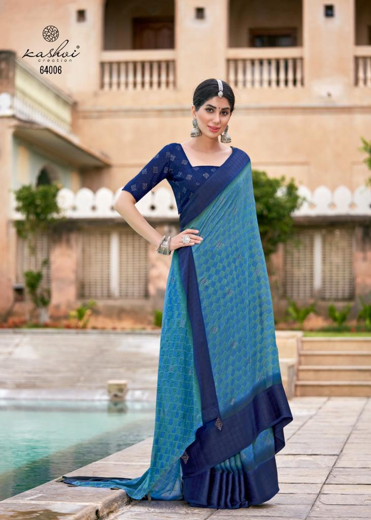 lt kashvi creation daina candy moss attrective print saree catalog