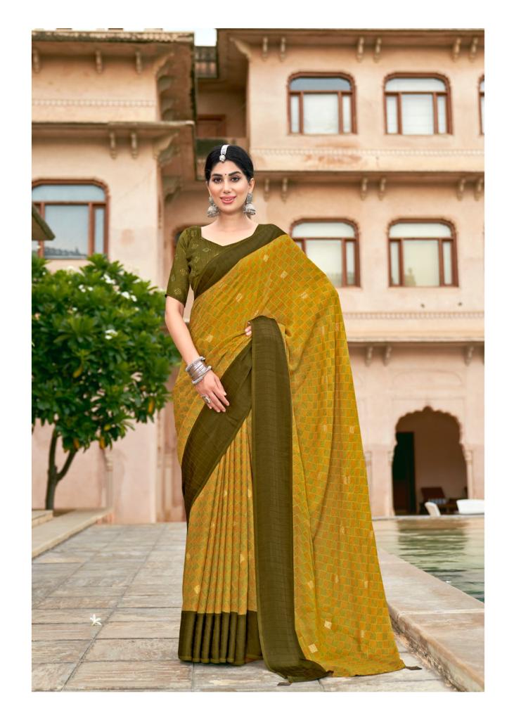 lt kashvi creation daina candy moss attrective print saree catalog