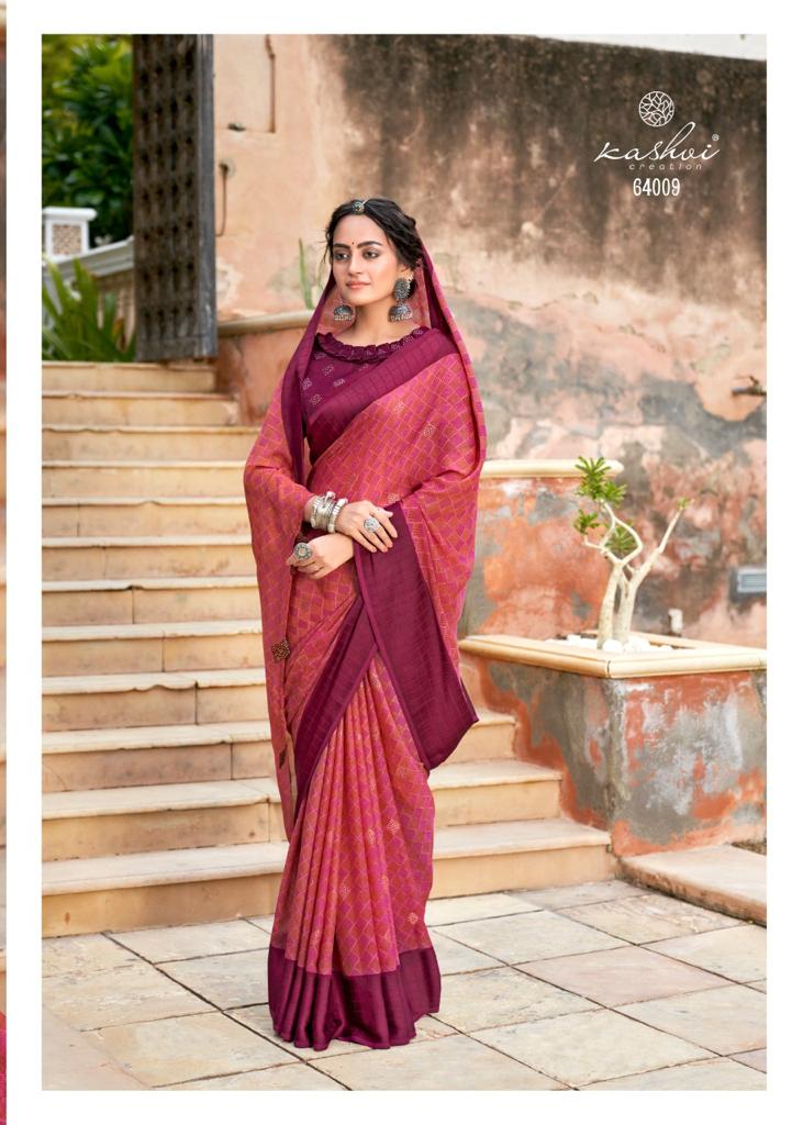 lt kashvi creation daina candy moss attrective print saree catalog