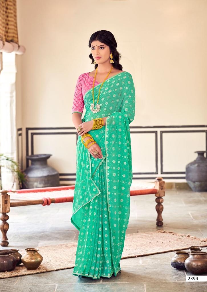 lt kashvi creation gauri georgette attrective print saree catalog