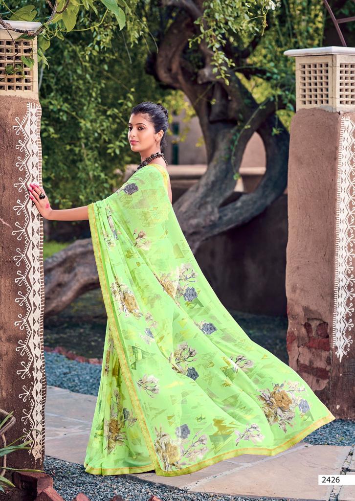 lt kashvi creation jhankaar georgette gorgeous look saree catalog