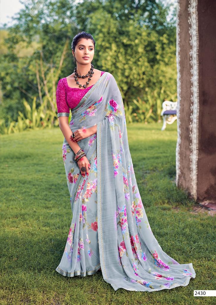 lt kashvi creation jhankaar georgette gorgeous look saree catalog