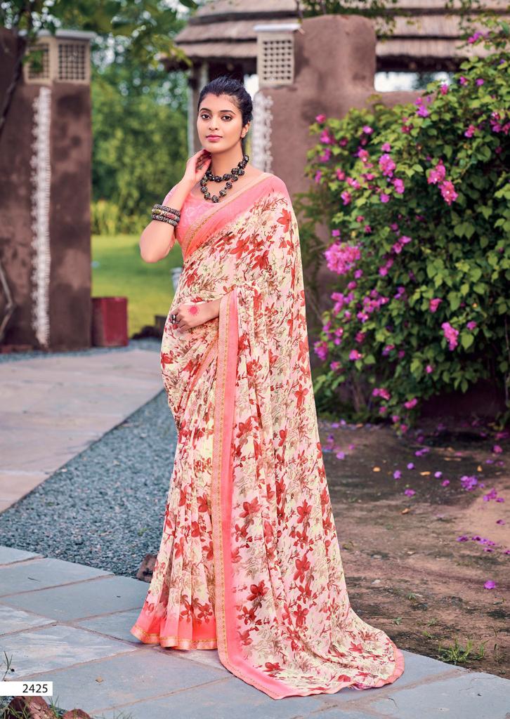 lt kashvi creation jhankaar georgette gorgeous look saree catalog