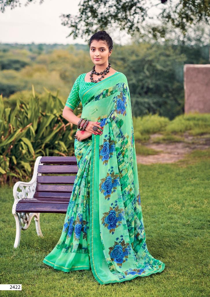 lt kashvi creation jhankaar georgette gorgeous look saree catalog