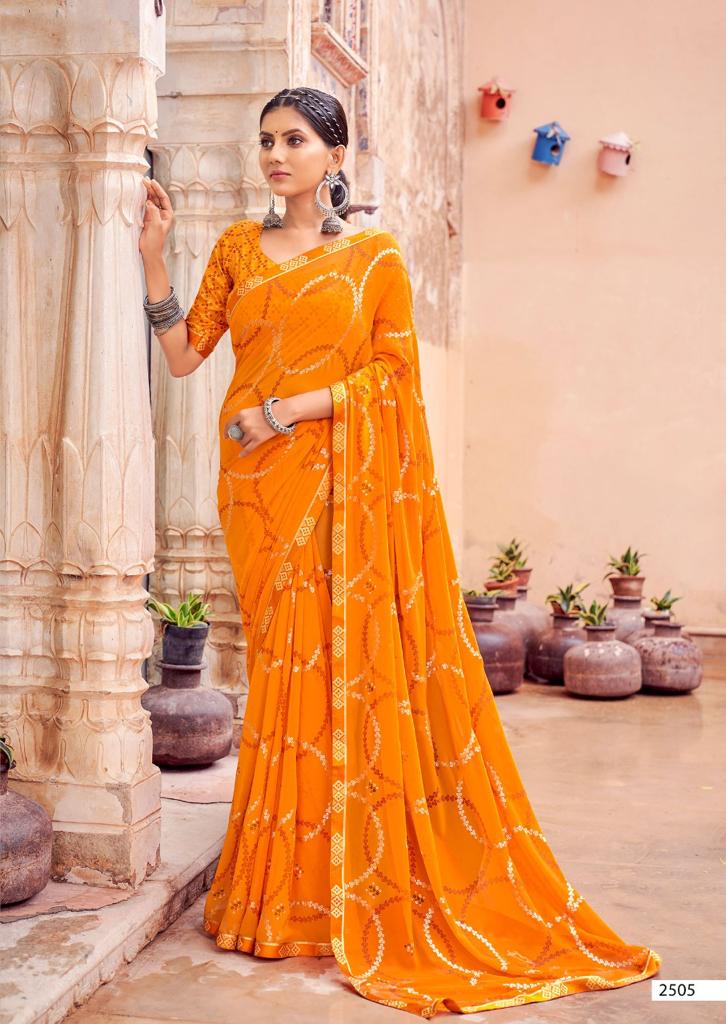 lt kashvi creation kalki geprgette elegant saree catalog