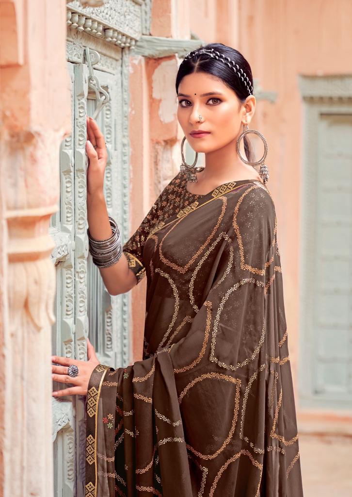 lt kashvi creation kalki geprgette elegant saree catalog