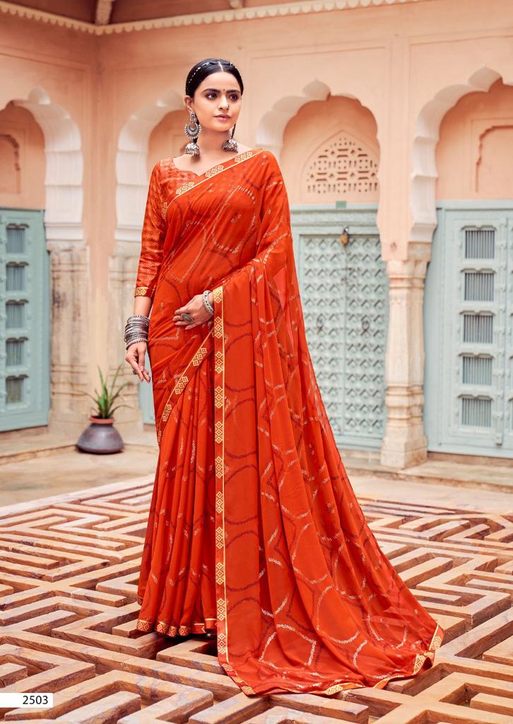 lt kashvi creation kalki geprgette elegant saree catalog