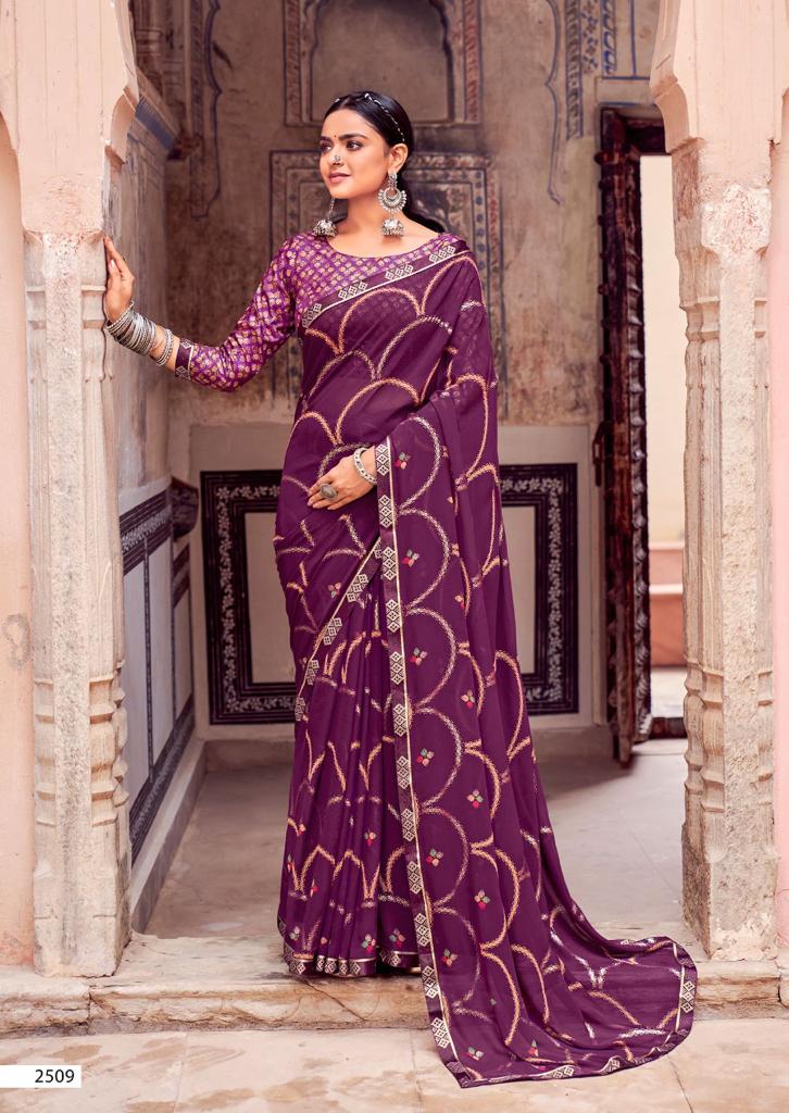 lt kashvi creation kalki geprgette elegant saree catalog