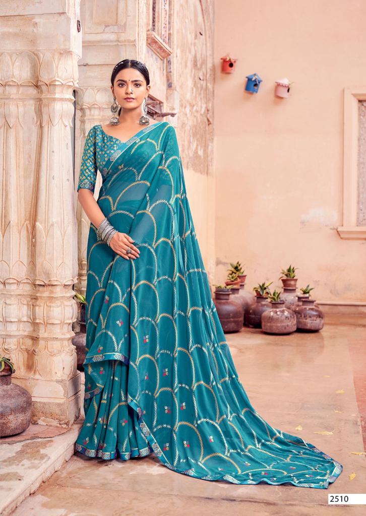 lt kashvi creation kalki geprgette elegant saree catalog