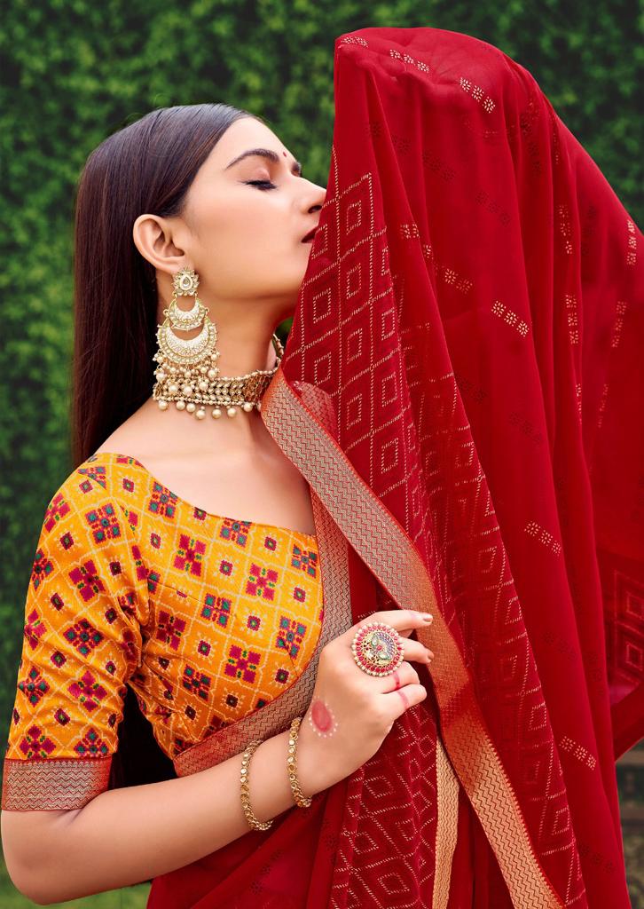 lt kashvi creation mannat georgette innovative look saree catalog