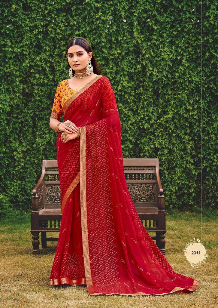 lt kashvi creation mannat georgette innovative look saree catalog