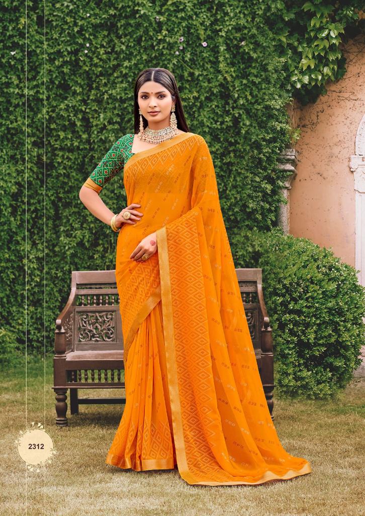 lt kashvi creation mannat georgette innovative look saree catalog