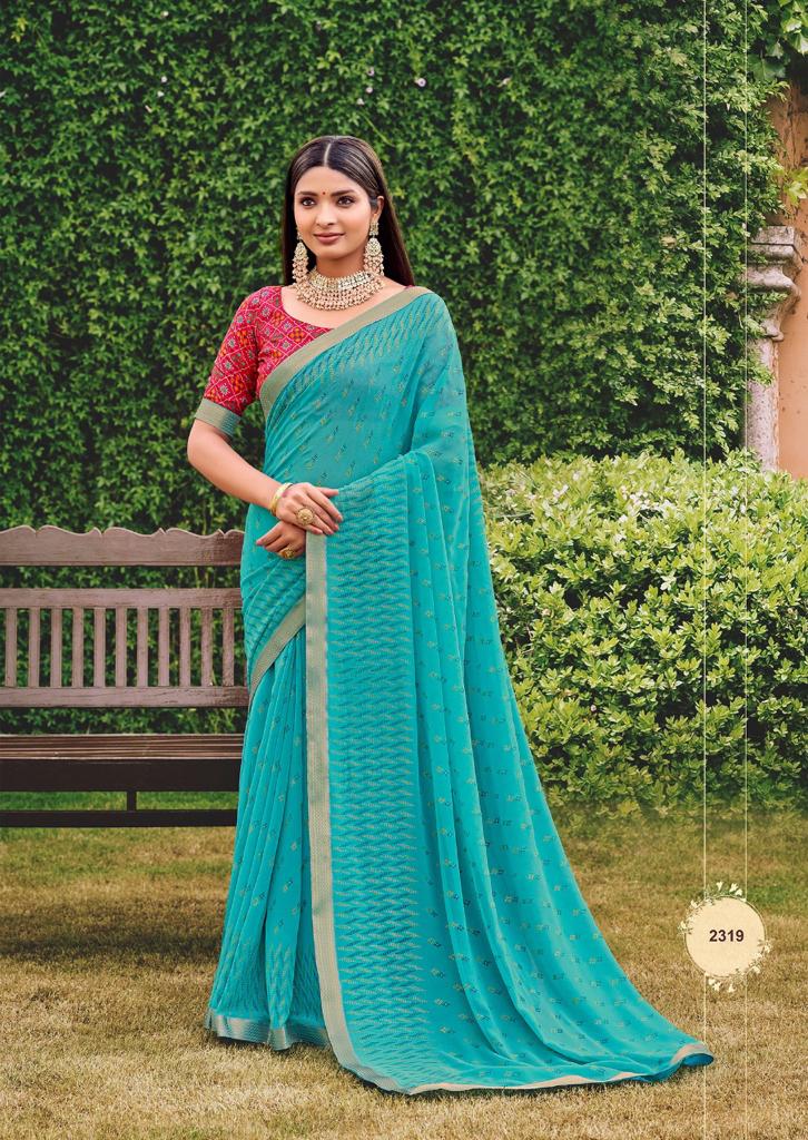 lt kashvi creation mannat georgette innovative look saree catalog