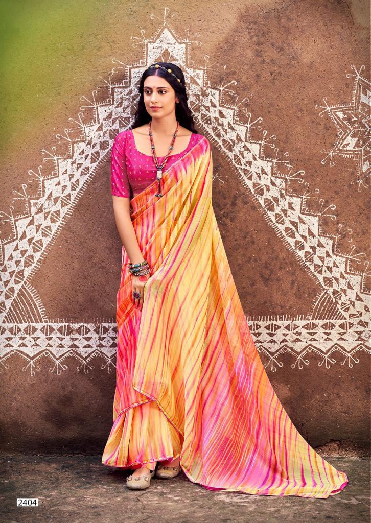 lt kashvi creation nandani chiffon elegant saree catalog