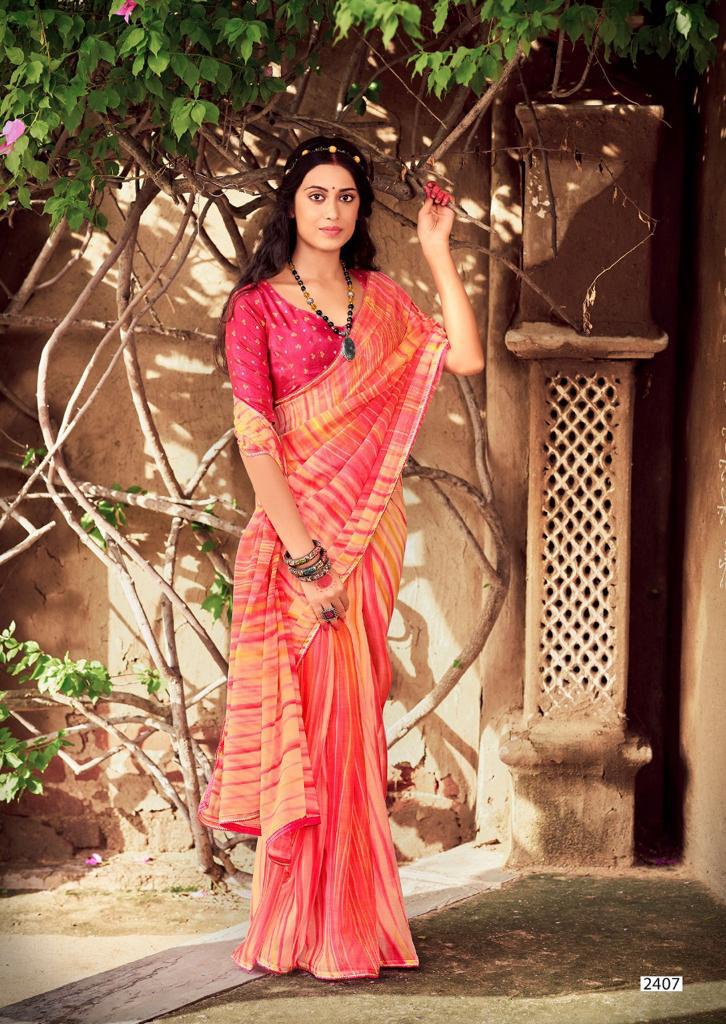 lt kashvi creation nandani chiffon elegant saree catalog