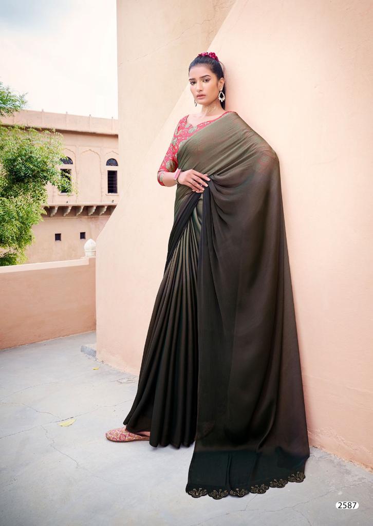 lt kashvi creation pranshi chiffon new and modern style saree catalog