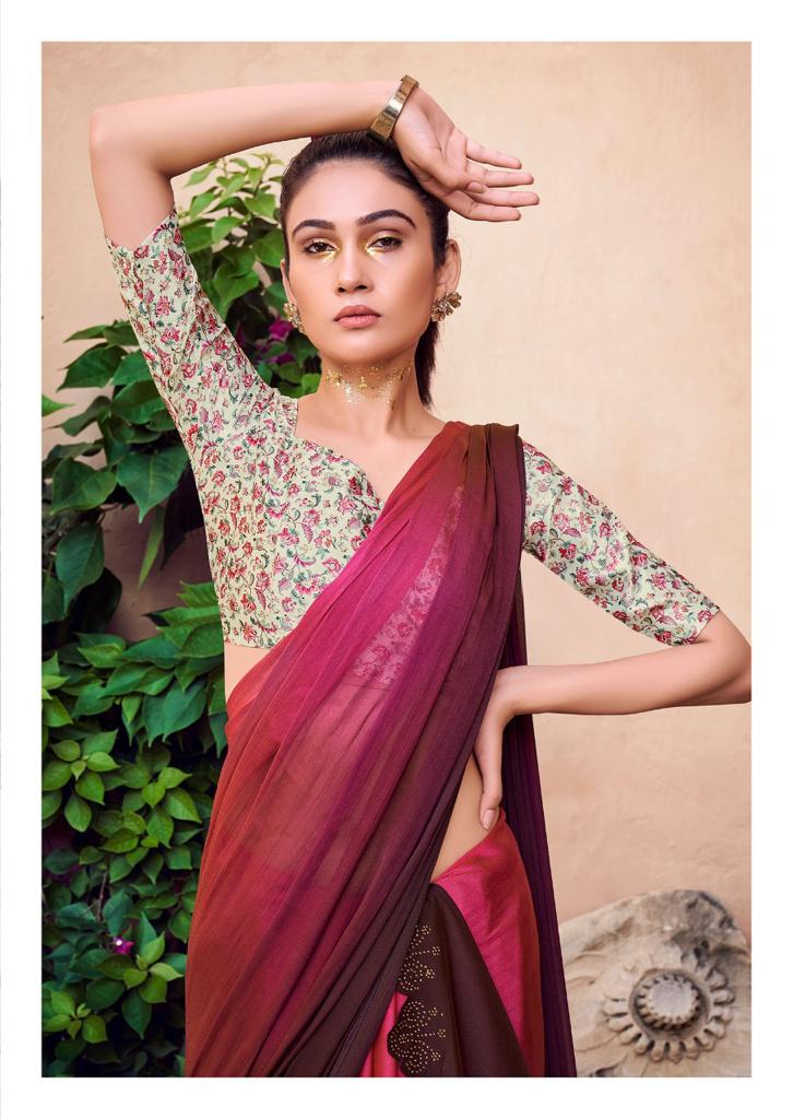 lt kashvi creation pranshi chiffon new and modern style saree catalog