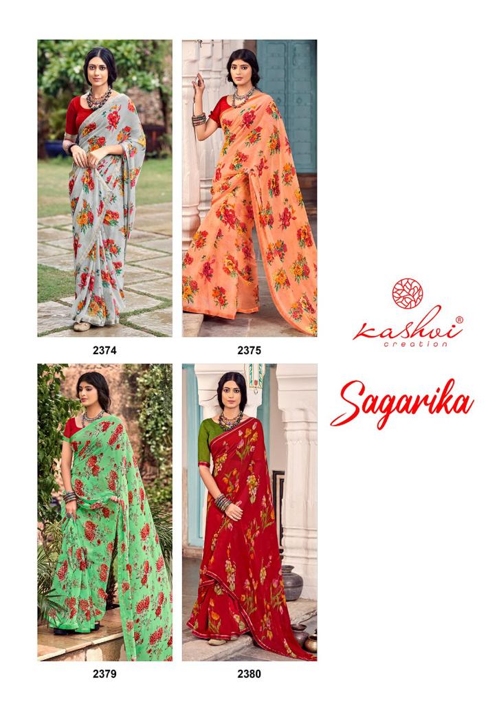 lt kashvi creation sagarika weightless gorgeous look saree catalog