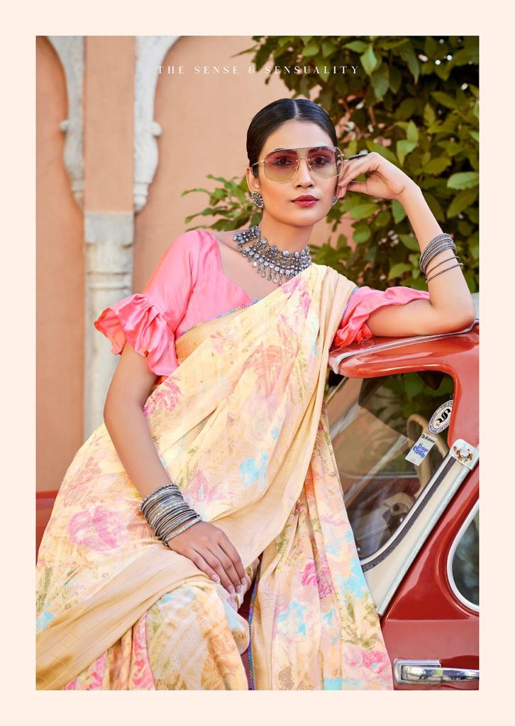 lt keshvi creation tanvi moss aattractive saree catalog