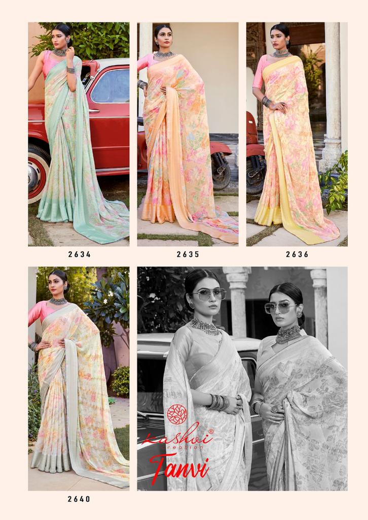 lt keshvi creation tanvi moss aattractive saree catalog