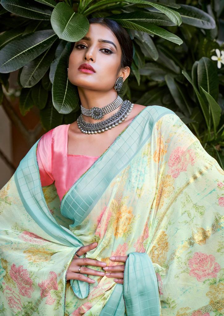 lt keshvi creation tanvi moss aattractive saree catalog