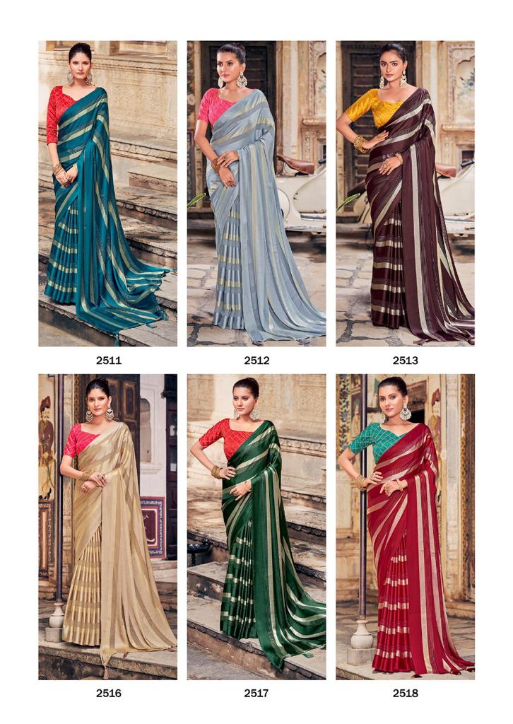 lt saree kashvi creation padmakshi viscose graceful look saree catalog