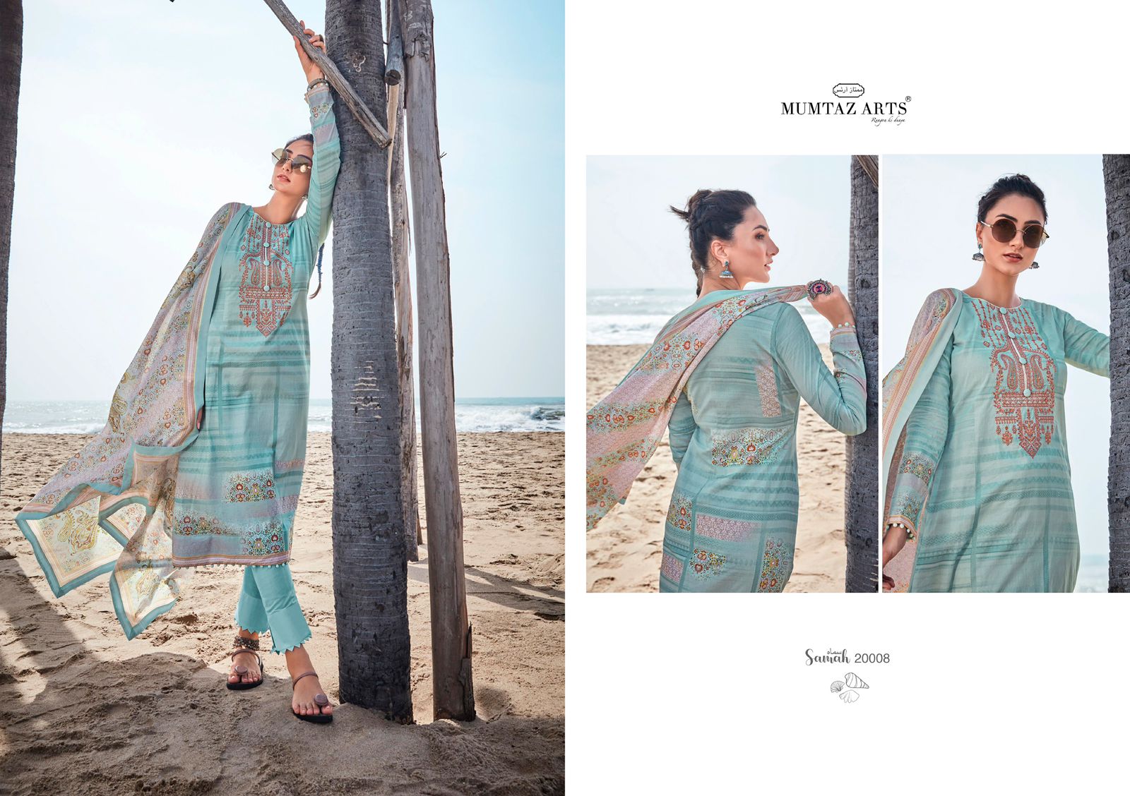 mumtaz art samah lawn cotton exclusive print salwar suit catalog