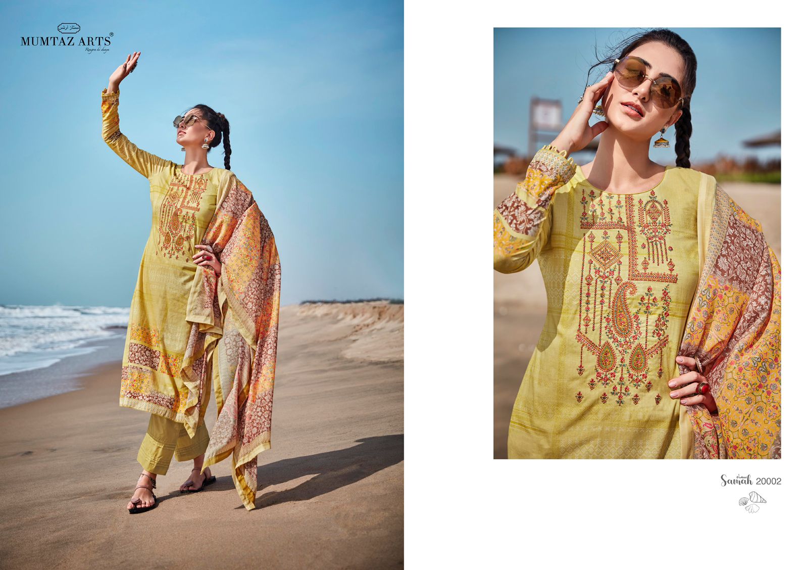 mumtaz art samah lawn cotton exclusive print salwar suit catalog