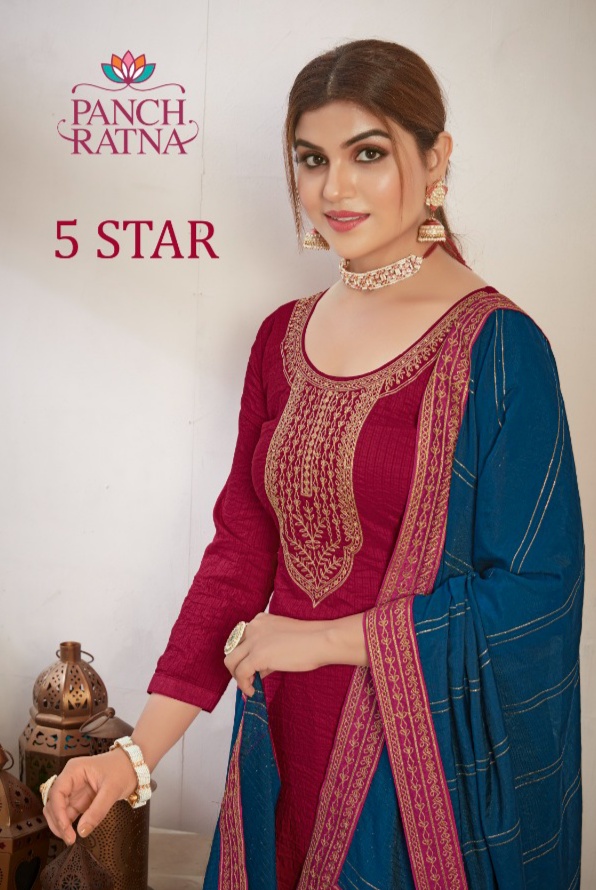 panch ratna 5 star parampara new and modern style salwar suit catalog