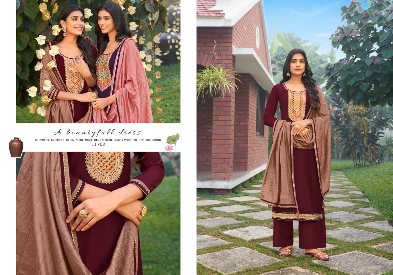 panch ratna kilory silk catchy look salwar suit catalog