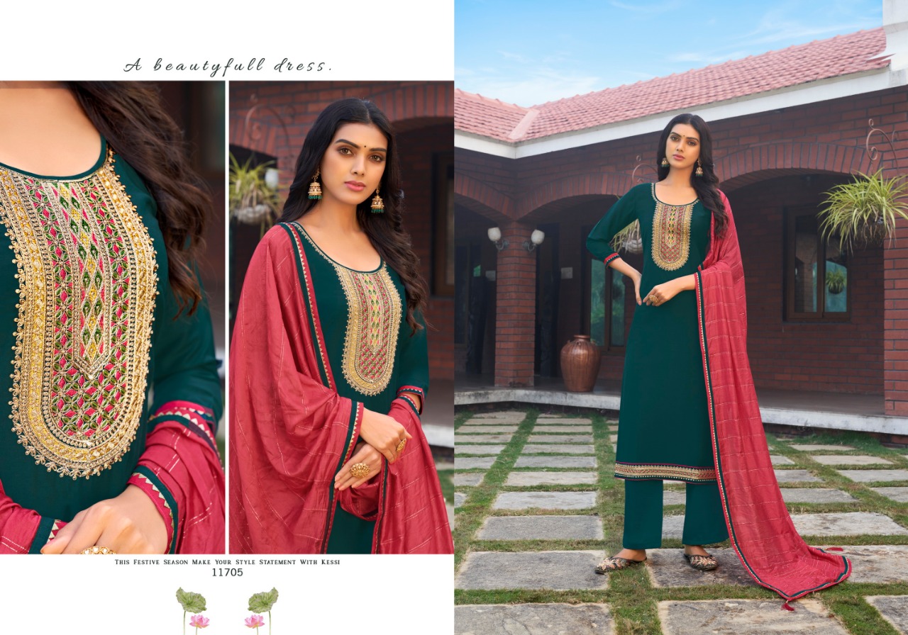 panch ratna kilory silk catchy look salwar suit catalog