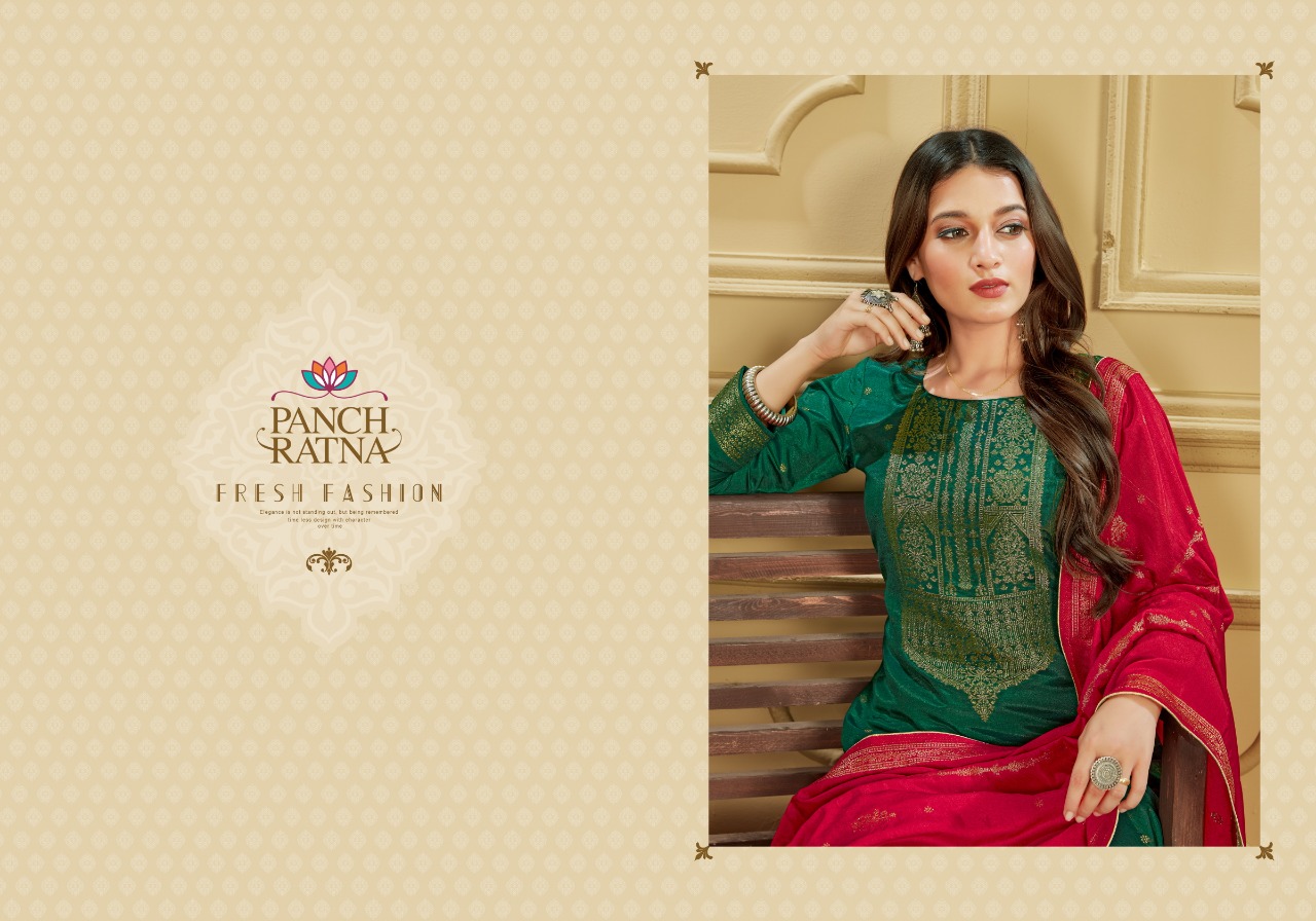 panch ratna tanisha viscose new and modern style salwar suit catalog