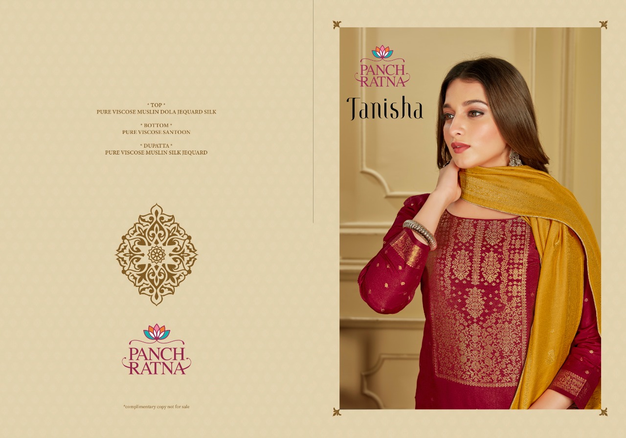 panch ratna tanisha viscose new and modern style salwar suit catalog