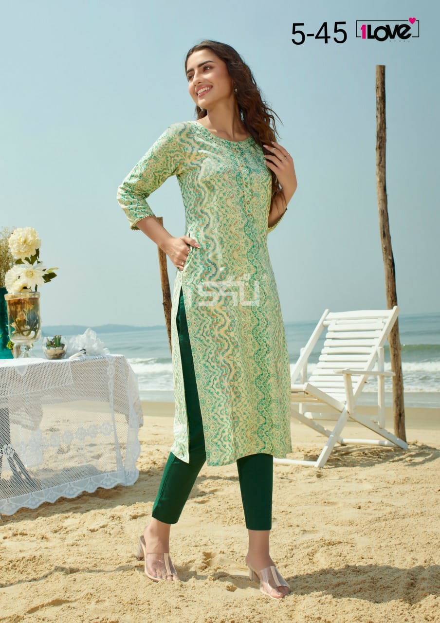 s4u 5-45 fancy elegant kurti size set