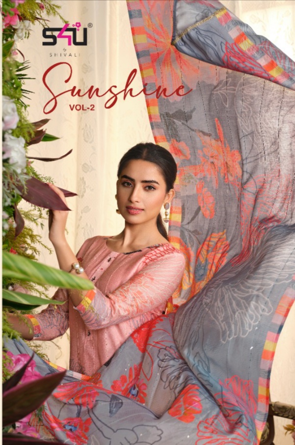 s4u sunshine vol 2 muslin new and modern style kurti catalog