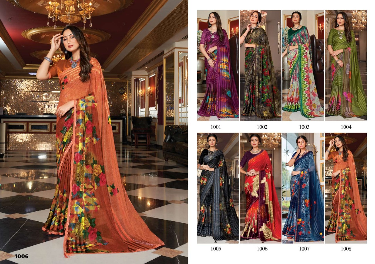 saroj saree dolly decent look saree catalog