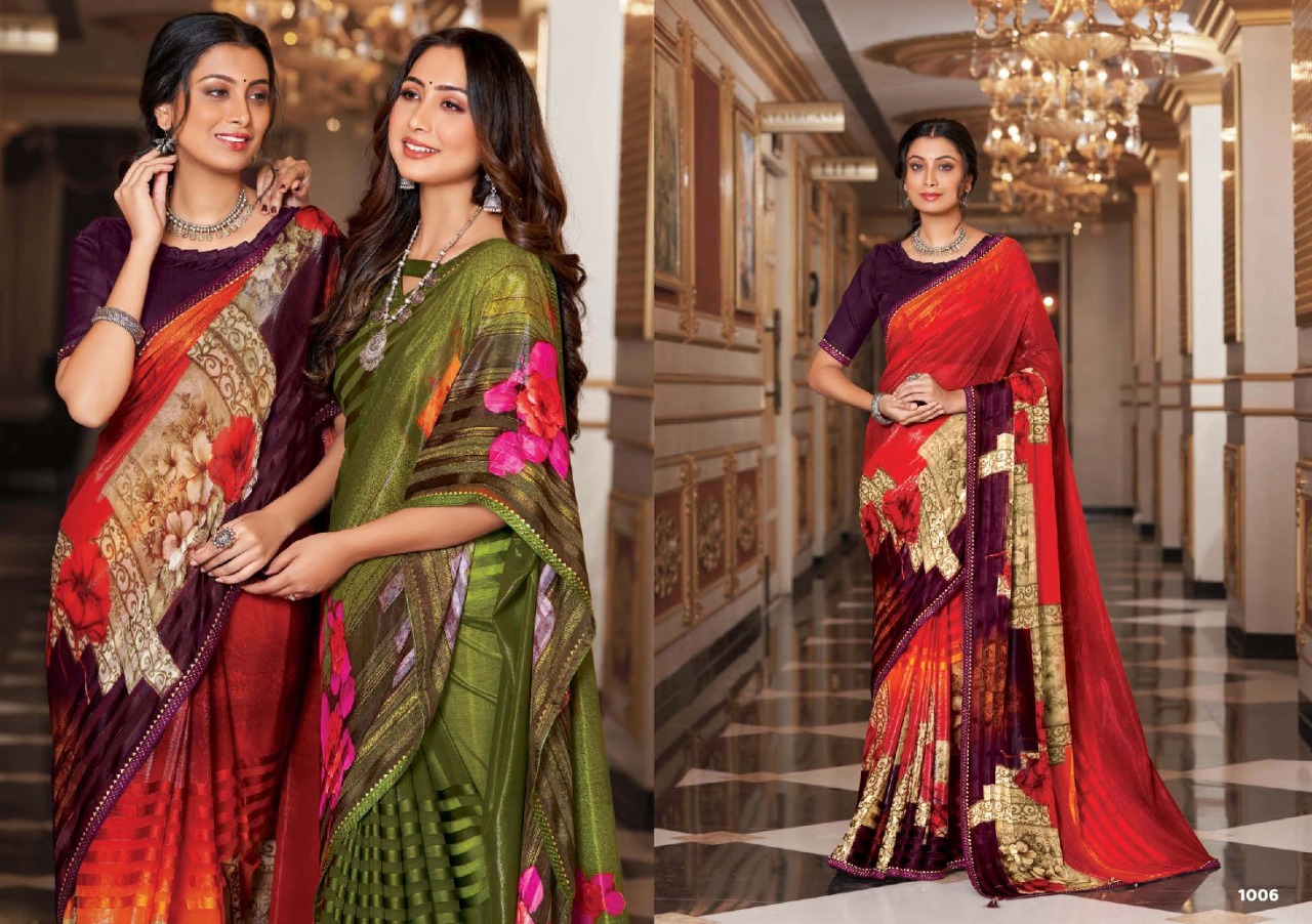 saroj saree dolly decent look saree catalog