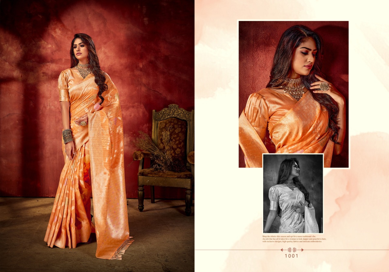 saroj saree Maniratna Vol 5 linen regal look saree catalog