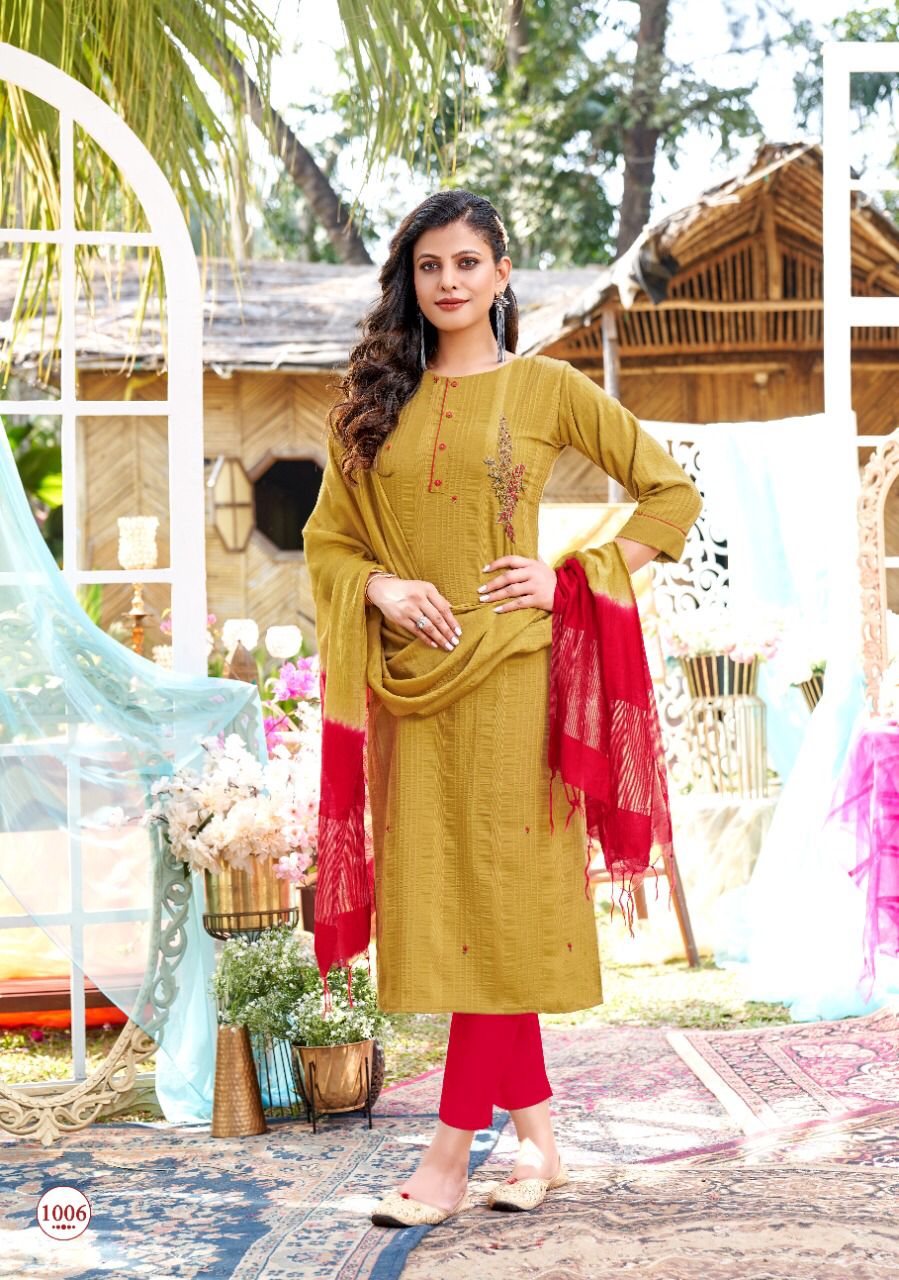 selesta chunari pure cotton crush gogreous look top with dupatta catalog