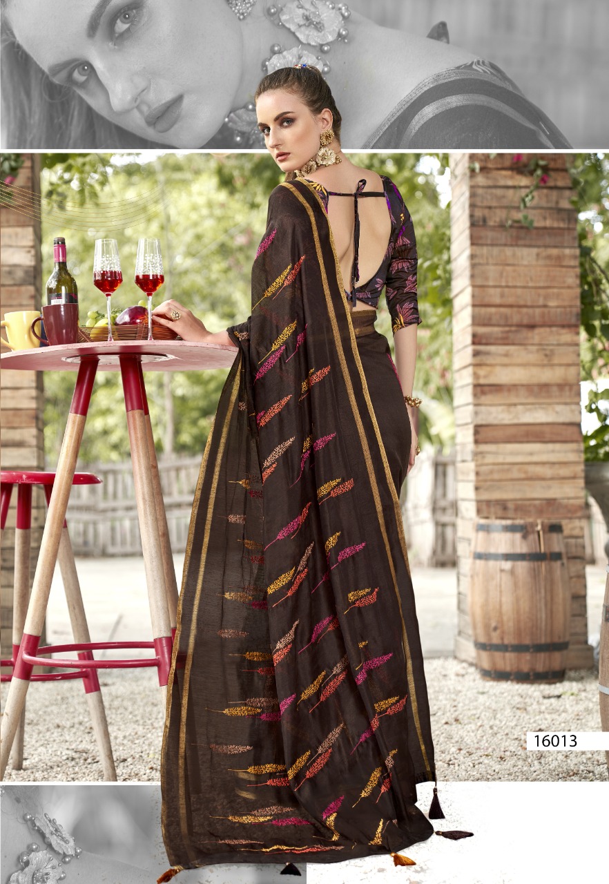 triveni saree navyposhak cotton exclusive print saree catalog