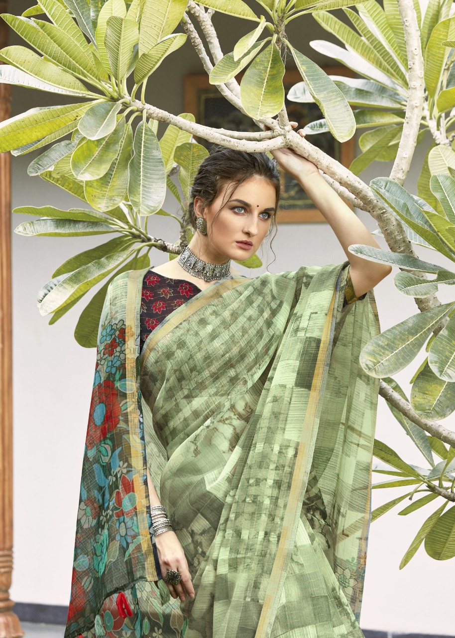 triveni saree prayosha cotton authentic fabric saree catalog