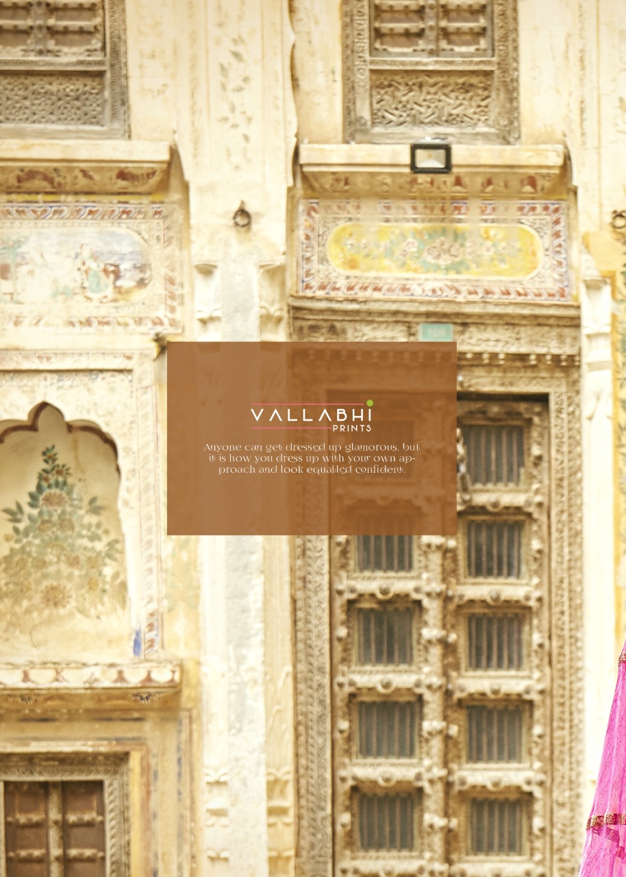 vallabhi print beginning Georegette Print exclusive print saree catalog