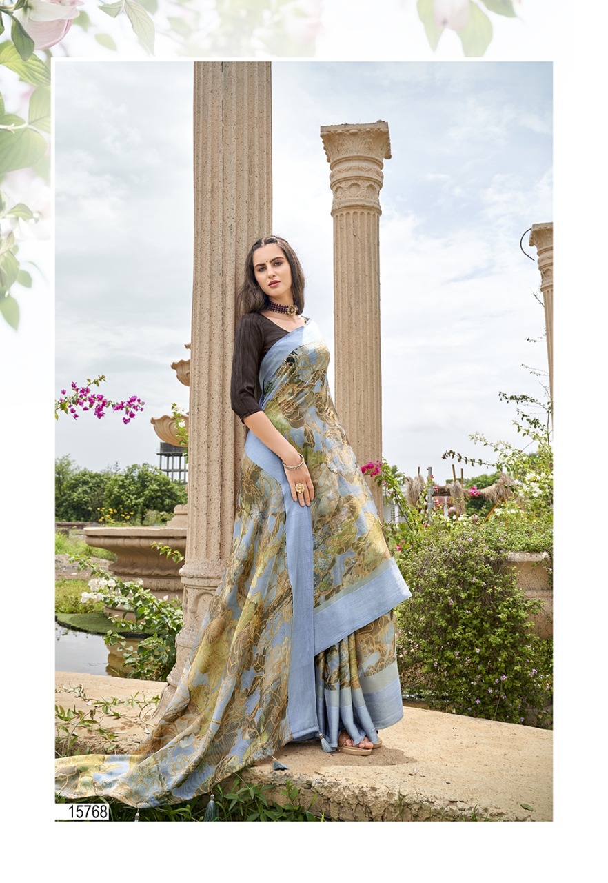 vallabhi print vaamsi Brasso exclusive print saree catalog