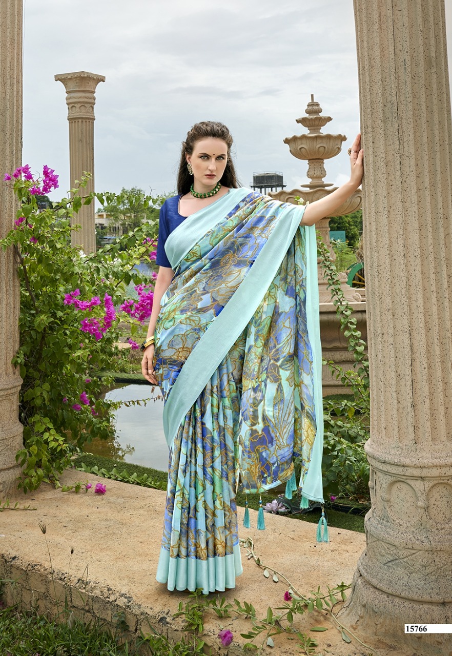 vallabhi print vaamsi Brasso exclusive print saree catalog