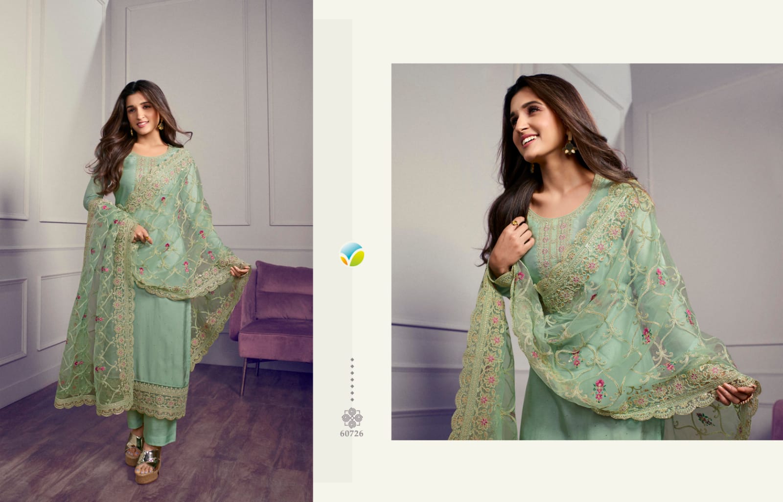 vinay fashion kaseesh shabaa dola gorgeous look salwar suit catalog