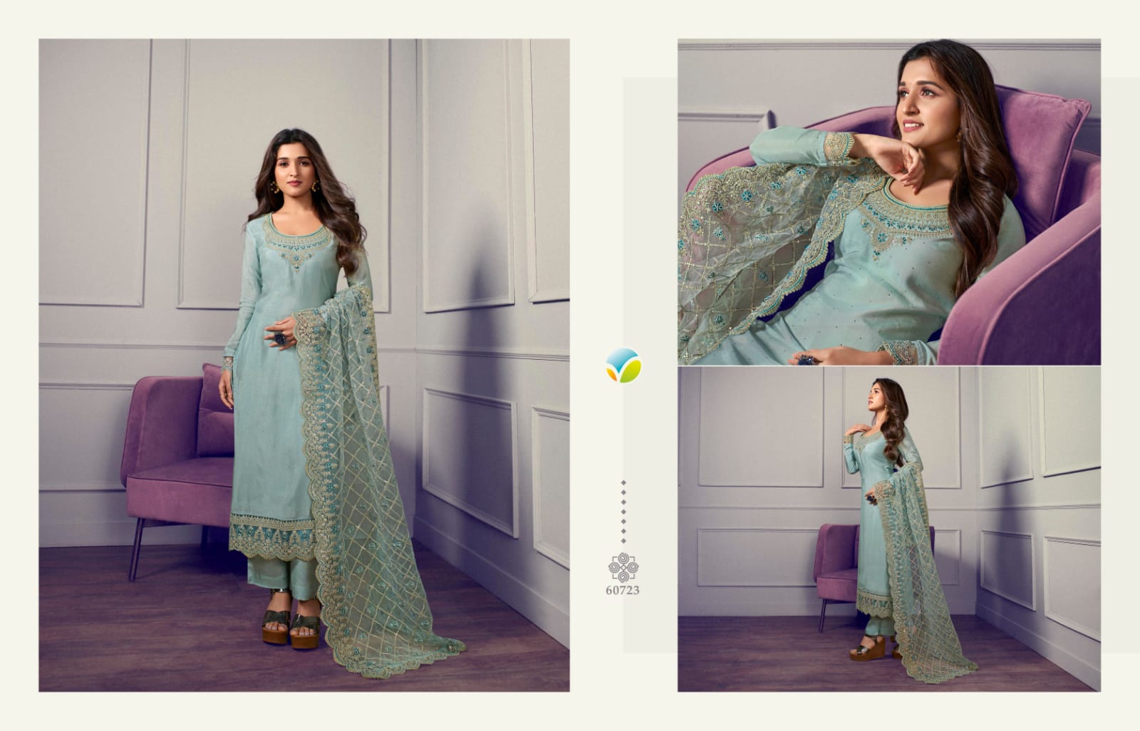 vinay fashion kaseesh shabaa dola gorgeous look salwar suit catalog