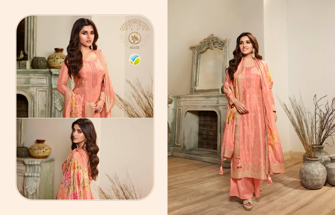 vinay fashion kaseesh Zareena 4 dola gorgeous  look salwar suit catalog